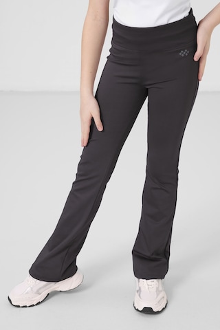 Tommylife Antrasit Esnek Standart Fit Basic Performans İspanyol Paça Kız Çocuk Tayt - 75193 Antrasit