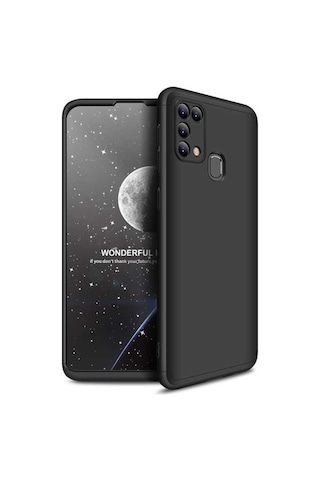 Samsung Uyumlu Galaxy M31 Kılıf Zore Ays Kapak-Siyah