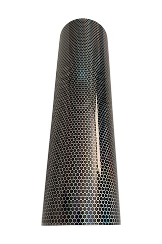 Petekli Siyah Far Stop Filmi Folyosu Çizik Engelleyici Folyo 3d Petek Desenli Hologramlı 30 Cm X 10 Metre