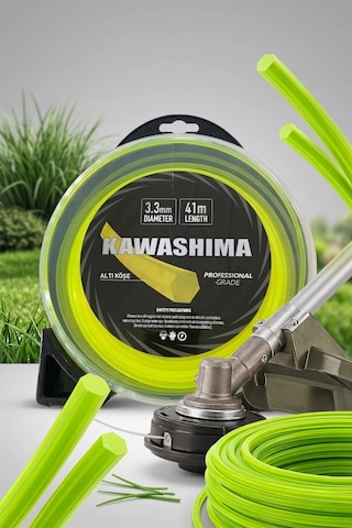 Kawashima Profesyonel Tır-pan Misinası 6 Köşe 3.3 Mm 41 M
