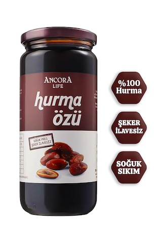 Hurma Özü Şeker İlavesiz Soğuk Sıkım 640 Gr