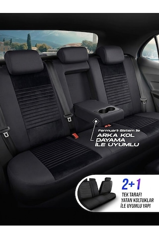 Vw Sharan Shadow Mavi Tay Tüyü Oto Koltuk Kılıfı Tam Set-kolay Montaj-terletmez-ortopedik 1995-2000