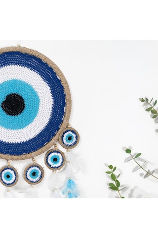 Nazar Boncuğu Temalı Koruma Enerjisi Temalı Düş Kapanı Dream Catcher