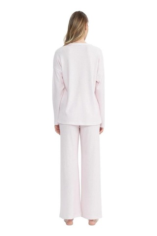 U.S. Polo Assn. U.s Polo 17097 Önden Düğmeli Pijama Takım 001