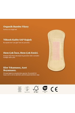 30&apos Lu Süper Günlük Ped