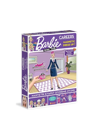 3'lü Barbie ve Arkadaşları Manyetik Kostüm Giydirme Seti