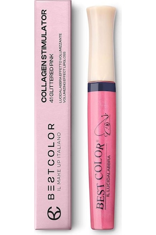 Best Color Collagen Stimulator Volumizing 41 Gül Yaprağı Dudak Parlatıcısı 41 Rosy Glares