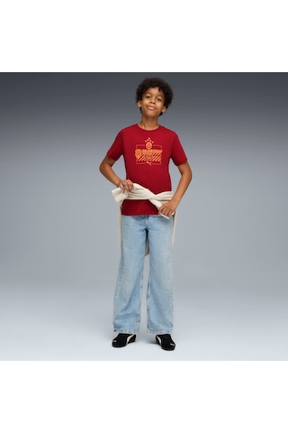 Puma Galatasaray Ftblculture Genç Tişört 782920 01 KIrmızı