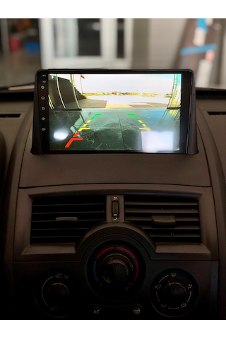 Renault Megane 2 2003-09 9" Uyumlu Androıd Multimedya Gerçek 2/32 Kablosuz Carplay Geri Görüş Kameralı 9"