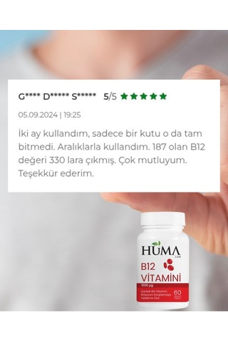 Humaliva B12 Vitamini 60 Tablet
