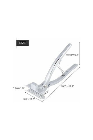 Singree Profesyonel Çinko Alaşımlı Tuval Germe Penseleri - Geniş Ağızlı, Kaymaz Çene