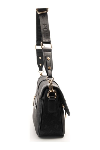 Çapraz Çanta Kadın Silver Polo 1182-46526 Sılver Polo Çapraz Bayan Çantası M178 Siyah-mat Siyah Siyah