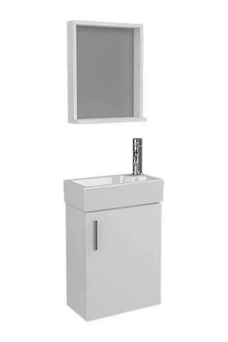 Ece Banyo Slim Smart 45 Cm Banyo Dolabı Seti 22Sss001045E