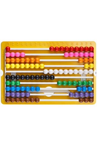 Brons Plastik Raylı Mihsap Abaküs Sarı