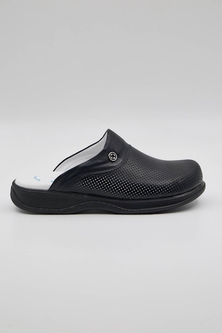 Term-0010 Quicksteps Professional Erkek Anatomik Ve Comfort Sabo Terlik Siyah