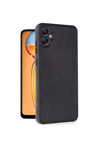 Northcity Samsung Uyumlu Galaxy A05 Aras Deri Kılıf Siyah - 360 Tam Koruma Ve Şıklık Bir Arada