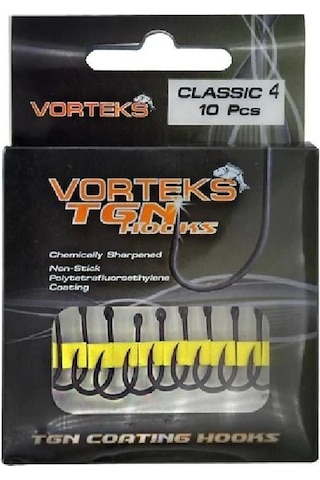 Vorteks 67810 Classic Tgn Sazan İğnesi 10 Lu Paket No:1 - Standart