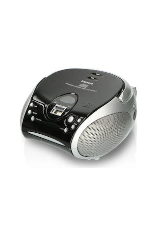 LENCO SCD-24 SİYAH/GÜMÜŞ - CD ÇALARLI TAŞINABİLİR STEREO FM RADYO