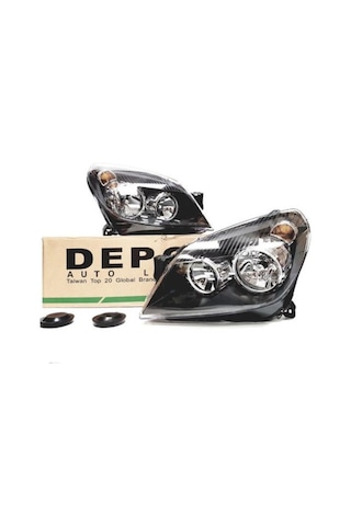 Opel Astra H Yıl 2004 ve Üzeri Depo Sağ Far Motorlu Füme 1216562