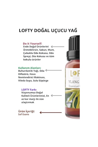 Lofty Bebek Pudrası Uçucu Yağ Buhurdanlık Esansı 10 ML