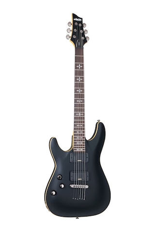 Schecter Demon-6 Lh Solak Elektro Gitar (Mat Siyah)
