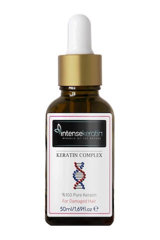 Intense Keratin Aşırı Yıpranmış Saçlar İçin Saf Keratin Serum 3 x 50 ML