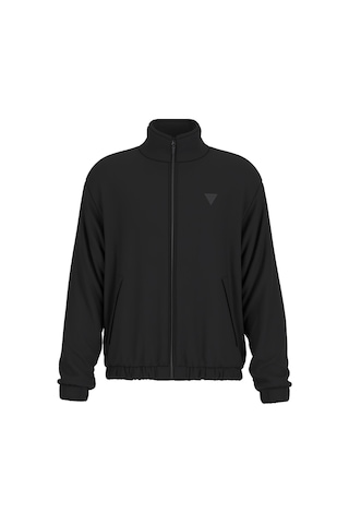 Guess Ghigo Erkek Aktif Bomber Ceket Siyah