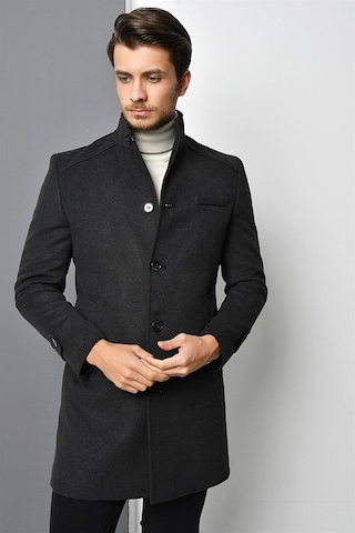 Plt8391 Dewberry Erkek Palto-antrasit Antrasit