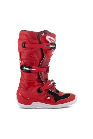 Alpinestars Tech 7s Kros Çocuk Motosiklet Botu Kırmızı