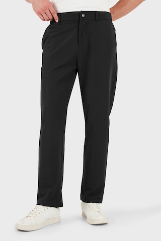 Guess Achille Normal Bel Düz Paça Pantolon Z6yb16w3473 Erkek Pantolon Z6yb16 W3473 Jblk Siyah