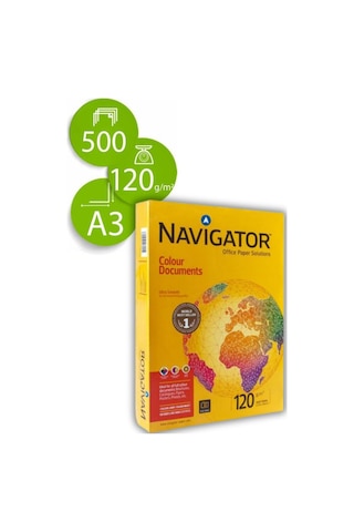 Navigatör A3 120gr 500lü Fotokopi Kağıdı 4lü Set 1 Koli
