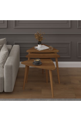 3 Lü Üçgen Zigon Sehpa Ahşap Ayaklı-sehpa02-nevada