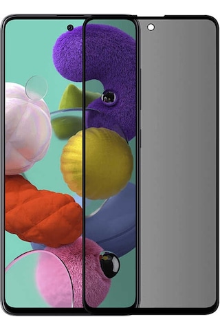 Xiaomi Poco M3 Pro Davin 5D Privacy Cam Ekran Koruyucu