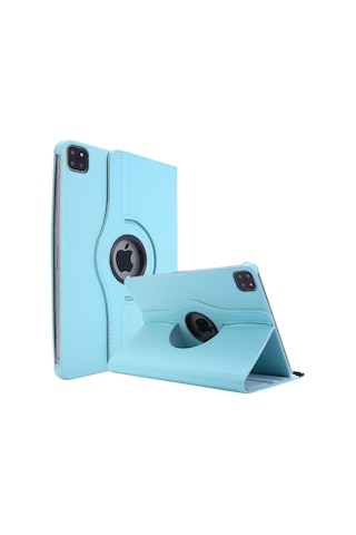 Apple Uyumlu iPad, Pro 13inç M4 2024 Kılıf 360 Dönebilen Standlı Case A2925 A2926 A3007