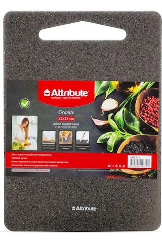 Attrıbute Marble Beyaz / Granit 27,5x36,5cm Kesme Tahtası 141351855 Gri