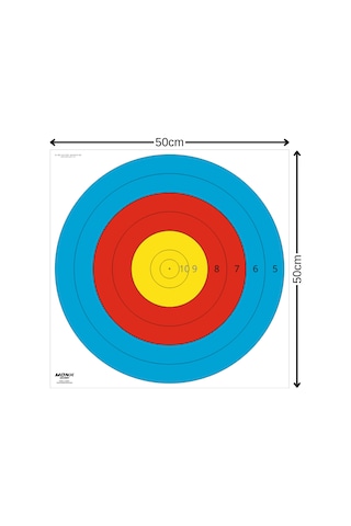 Monk Hedef Kağıdı 80 Cm 6 Halka 10'lu Paket Monk Hedef Kağıdı 80 Cm 6 Halka 10'lu Paket