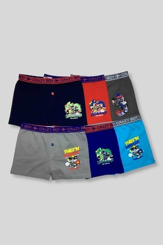 Tutku Erkek Çocuk Baskılı Boxer 12'Li