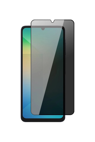 Forzacase Samsung Galaxy Uyumlu A06 İçin Privacy Hayalet Tam Kaplar Cam Ekran Koruyucu - Fc292