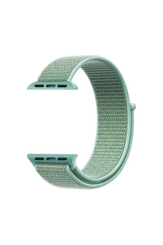 Microsonic Apple Uyumlu  Watch SE 2022 44 MM Hasırlı Kordon Woven Sport Loop