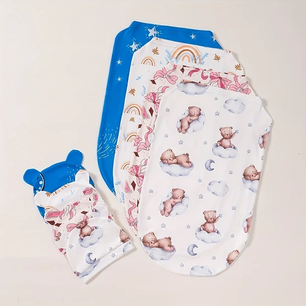 Willowhaven Blue Moon Yenidoğan 1-3m Nefes Alabilir Yazlık Hafif Kundağı Mavi Ay