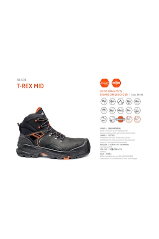 Base B1610a T-rex Top 3s Hro Cı Hı Lg Fo Sr İş Botu Uzun