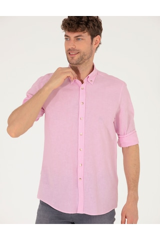 Pierre Cardin Erkek Pembe Gömlek Desenli 50265119-vr041 Pembe