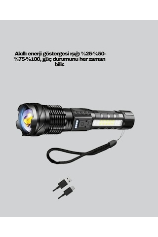 Outdoor Ve Acil Durum İçin Güçlü Led El Feneri Çok Renkli