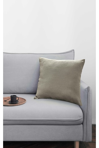 Melodie Keten Kırlent Kılıfı Kahverengi 45x45 Cm