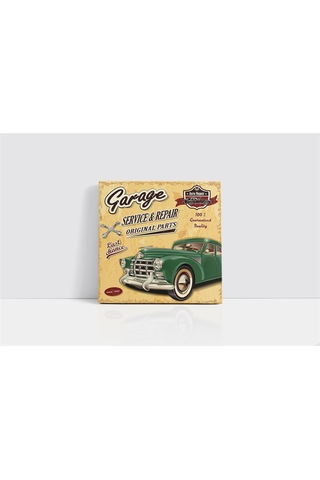 Vintage Retro Görsel Kanvas Tablo-154959