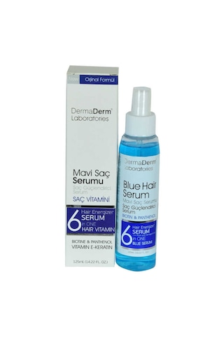 Derma Derm Saç Güçlendirici Mavi Saç Serumu 125 ML