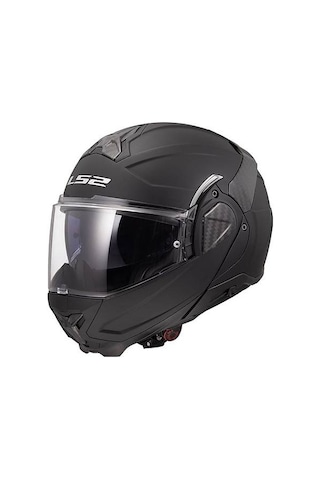 Ls2 Advant 2 Mat Siyah Çene Açılır Motosiklet Kaskı Mat Siyah