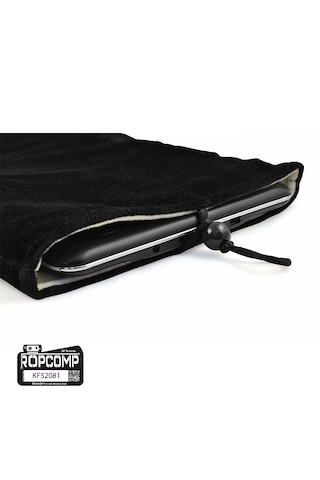 Ropcomp Taşıma Kılıfı Kadife Kumaş 21x14 Cm 7'' Tablet, 3.5" Hdd & 2.5" Harici Hdd Uyumlu