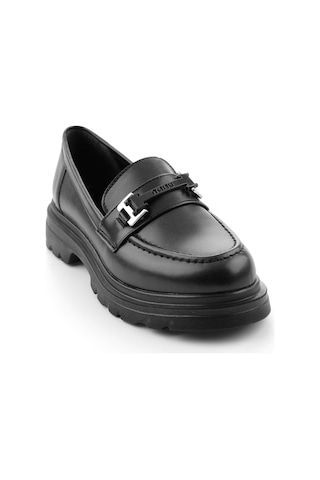Bambi Siyah Kadın Loafer Ayakkabı K01997011209 Siyah