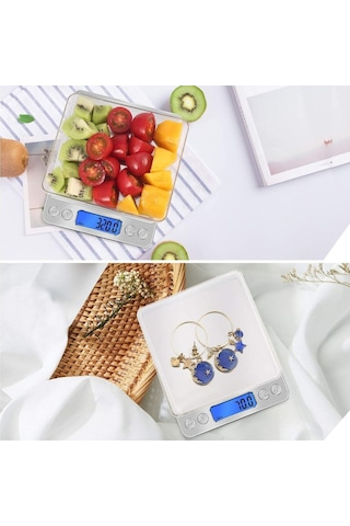 Tarez Qa-101 Dijital Hassas Mutfak Tartısı Ve Kuyumcu Terazisi 2000 Gr